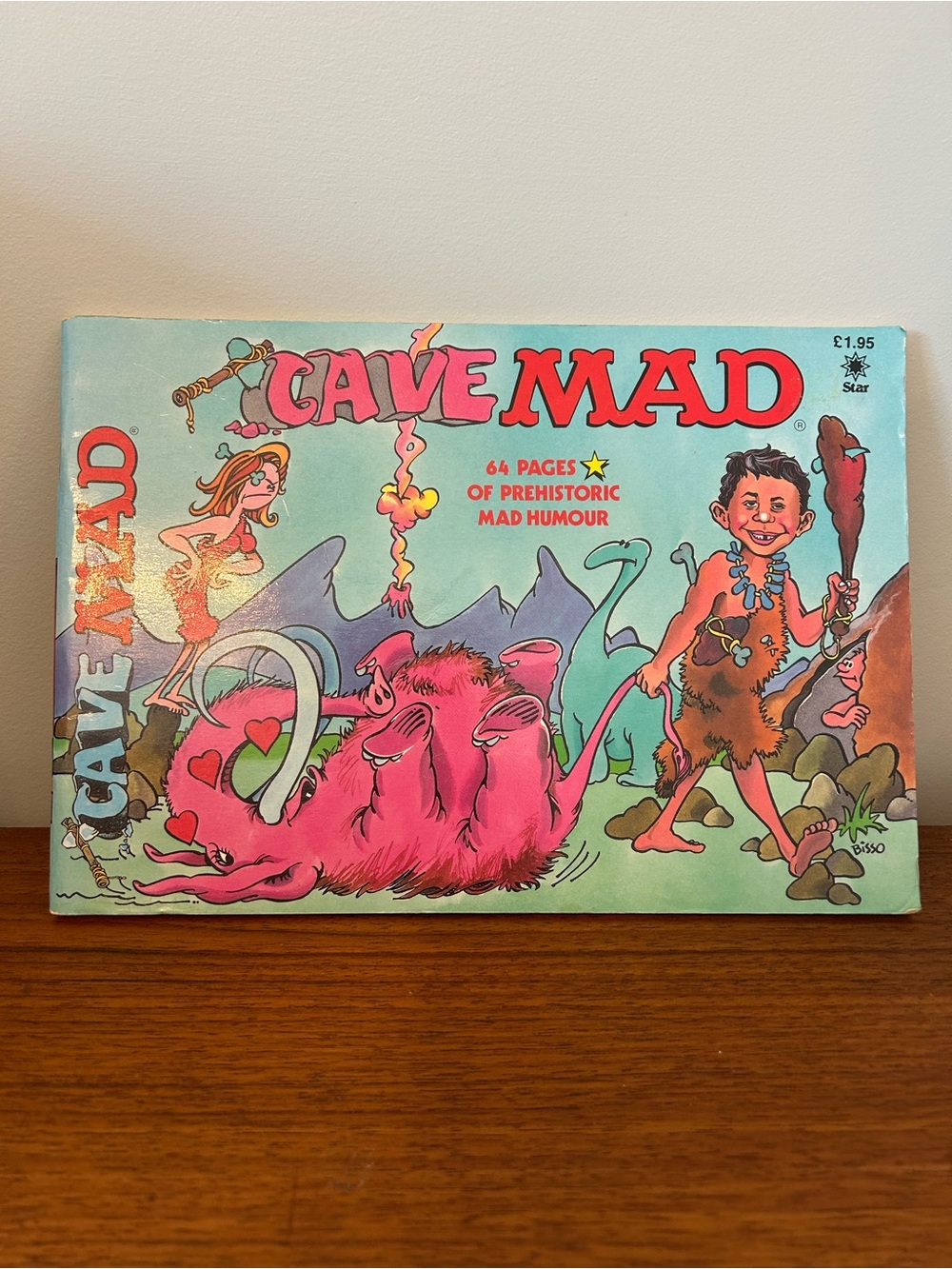Vintage MAD Magazine 80s Cave Mad Comic Book Cartoon Funny Humour Paperback
